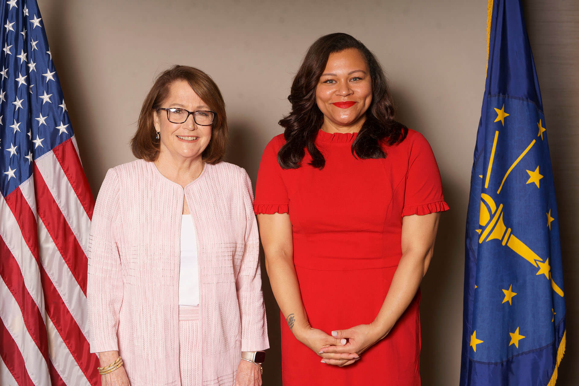 Lugar Series members pose at the Annual Luncheon