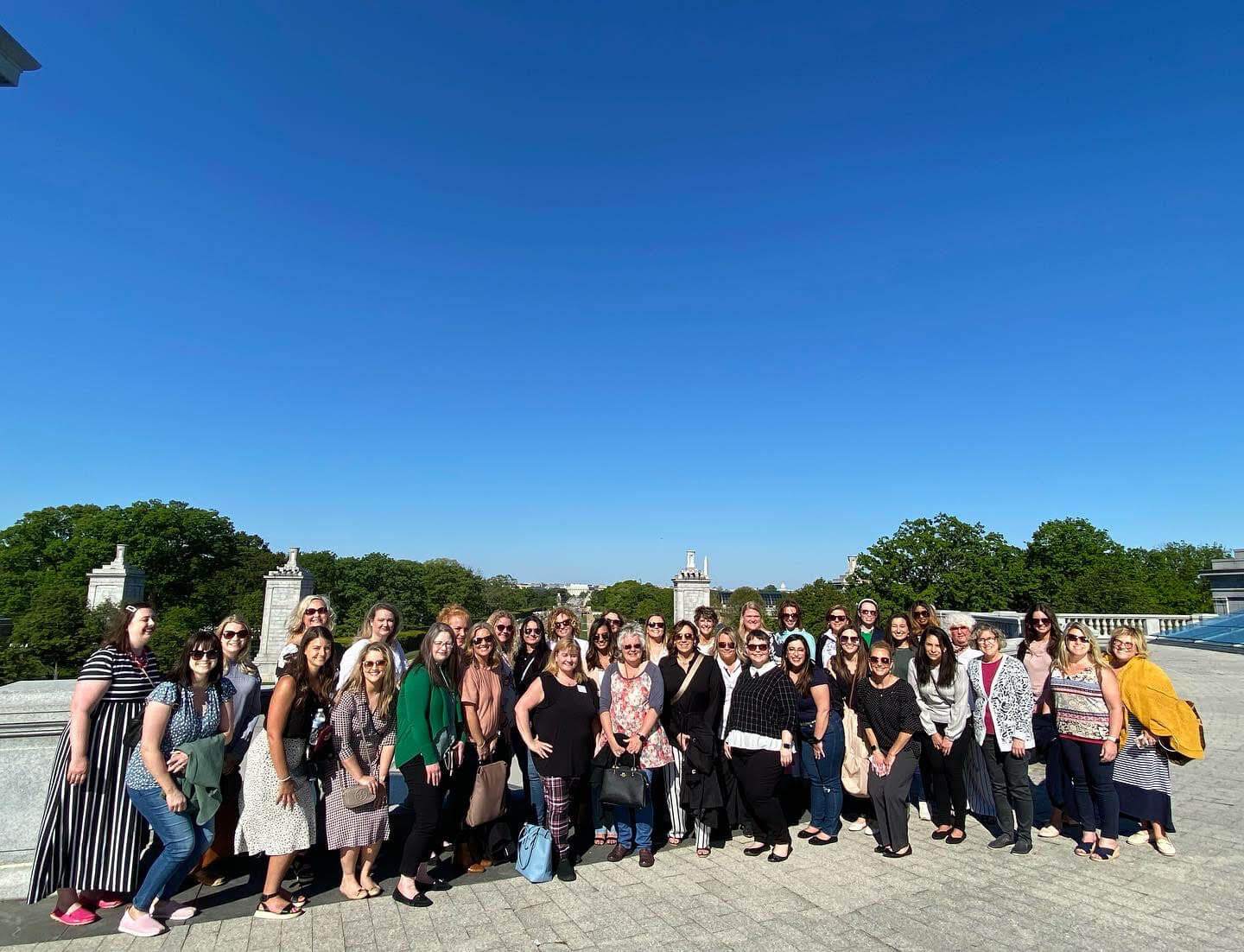 Lugar Series group stands together in Washington, D.C.