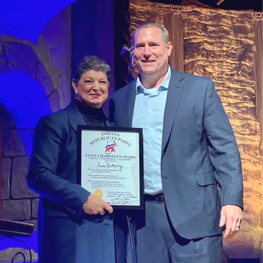 Woman receives Indiana Republican Party State Chairman’s Award